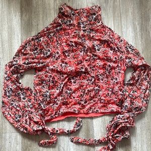 Free people floral blouse